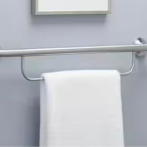 BRAND NEW 24” MOEN designer grab bar with integrated towel bar